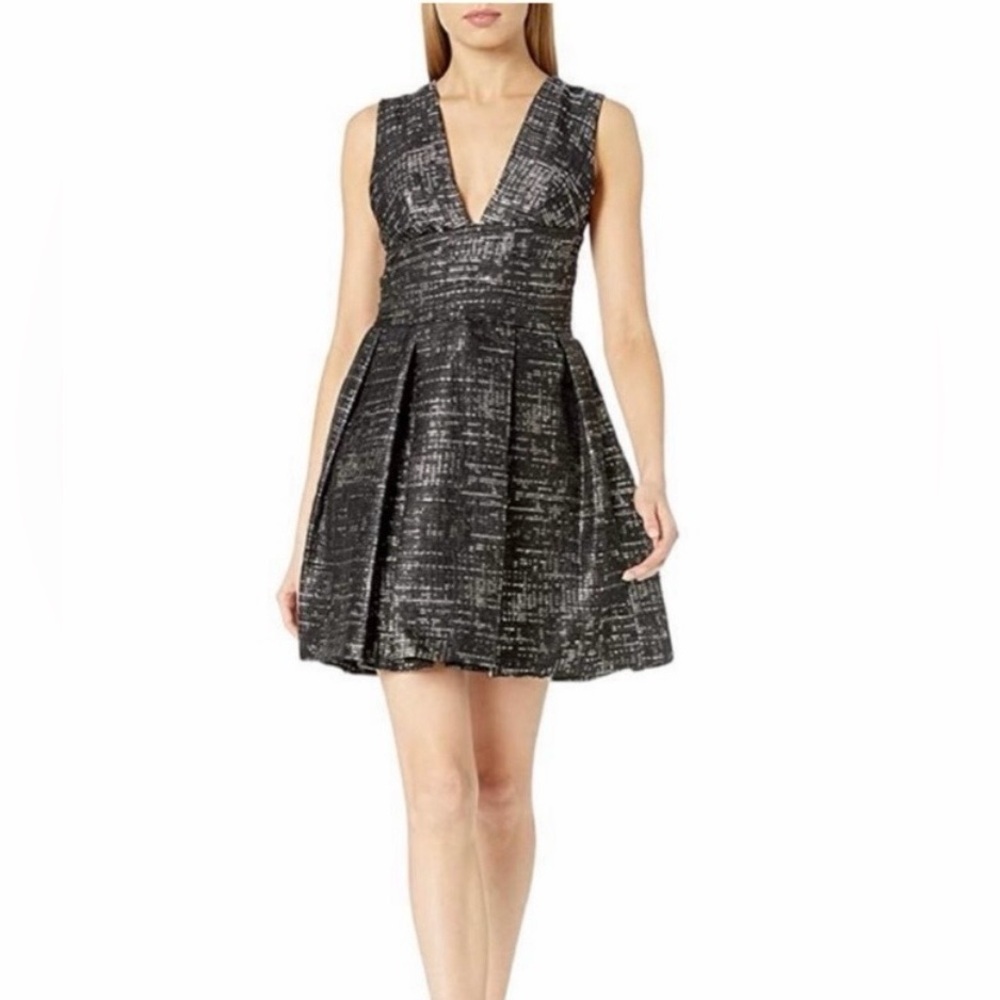 Bailey 44 Black Textured Mini Dress